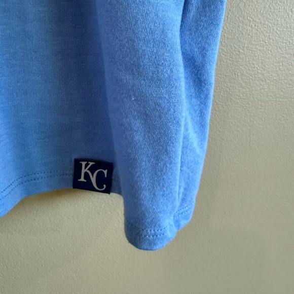 Nike Light Blue Kansas City Royals 3/4 Baseball T-Shirt - Picture 3 of 9